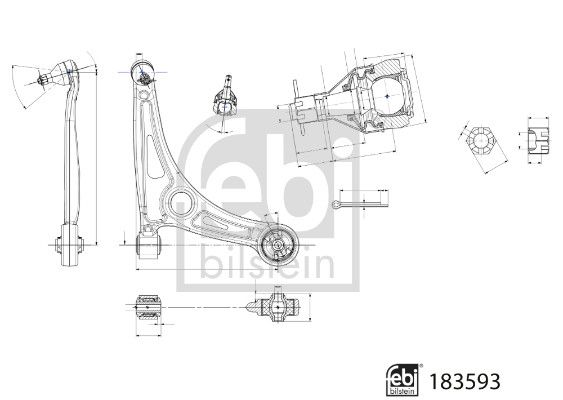 FEBI BILSTEIN Lenker, Radaufhängung 183593