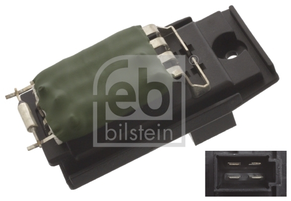 FEBI BILSTEIN Widerstand, Innenraumgebläse 45415