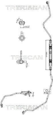 TRISCAN Hydraulikschlauch, Lenkung 8516 29046