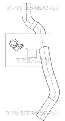TRISCAN Hydraulikschlauch, Lenkung 8516 29093