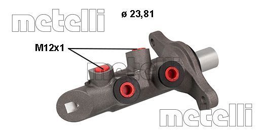 METELLI Hauptbremszylinder 05-0876