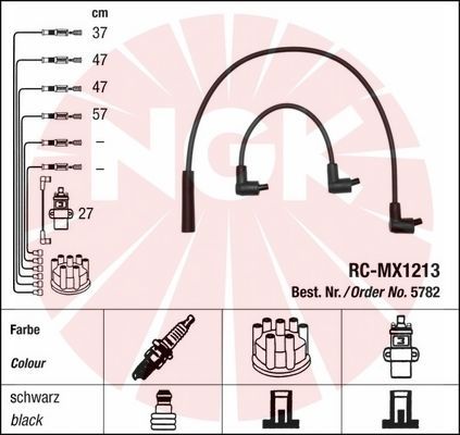 NGK Zündleitungssatz 5782