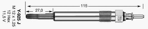 NGK Glühkerze 6848