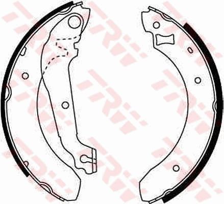 TRW Bremsbackensatz GS6207