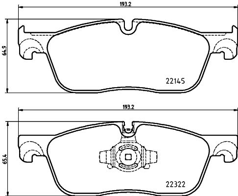 HELLA Bremsbelagsatz, Scheibenbremse 8DB 355 024-741