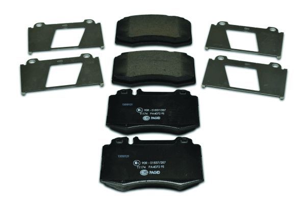 HELLA Bremsbelagsatz, Scheibenbremse 8DB 355 008-691