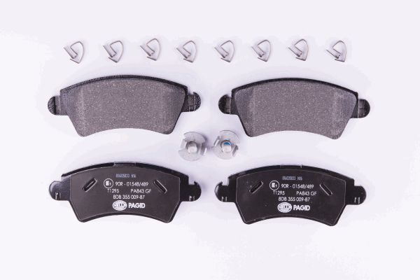 HELLA Bremsbelagsatz, Scheibenbremse 8DB 355 009-871