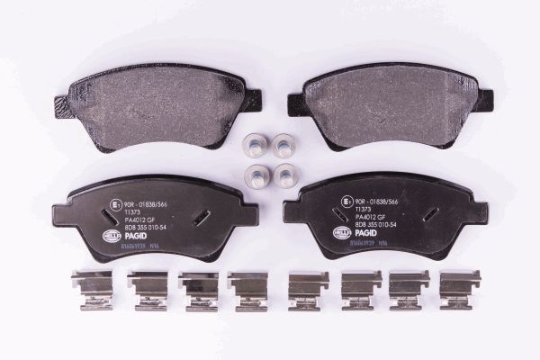 HELLA Bremsbelagsatz, Scheibenbremse 8DB 355 010-541