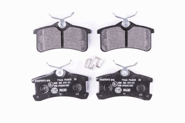 HELLA Bremsbelagsatz, Scheibenbremse 8DB 355 011-511