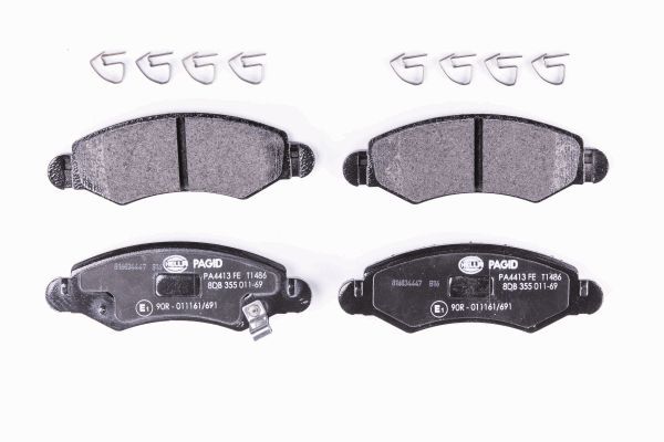 HELLA Bremsbelagsatz, Scheibenbremse 8DB 355 011-691