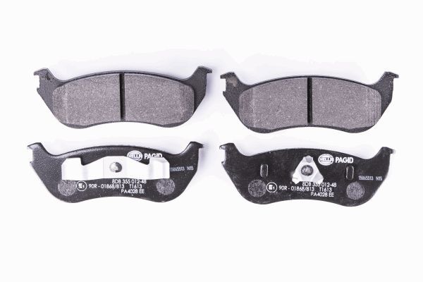 HELLA Bremsbelagsatz, Scheibenbremse 8DB 355 012-481