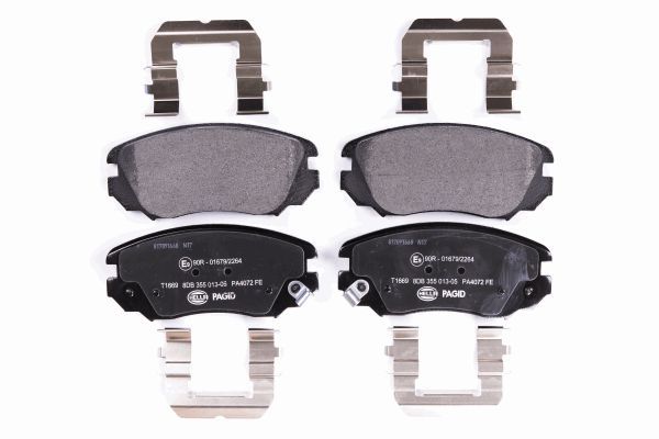 HELLA Bremsbelagsatz, Scheibenbremse 8DB 355 013-051