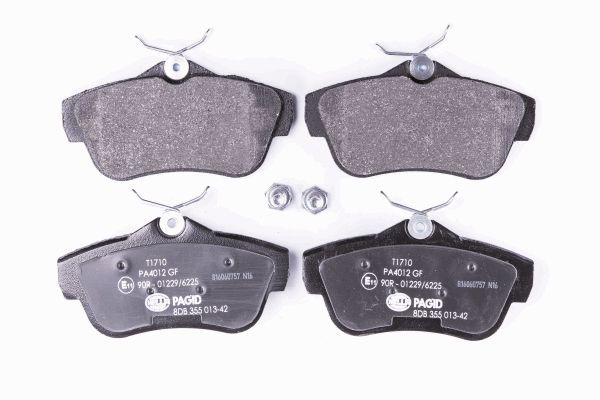 HELLA Bremsbelagsatz, Scheibenbremse 8DB 355 013-421