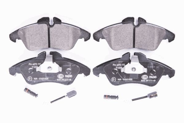 HELLA Bremsbelagsatz, Scheibenbremse 8DB 355 014-481