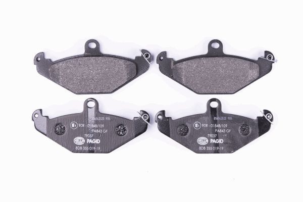 HELLA Bremsbelagsatz, Scheibenbremse 8DB 355 019-191