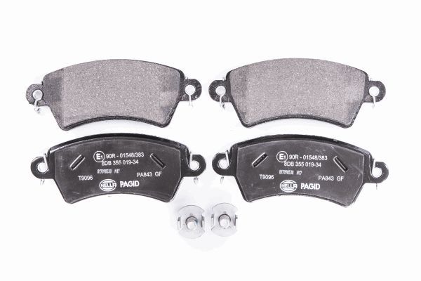 HELLA Bremsbelagsatz, Scheibenbremse 8DB 355 019-341