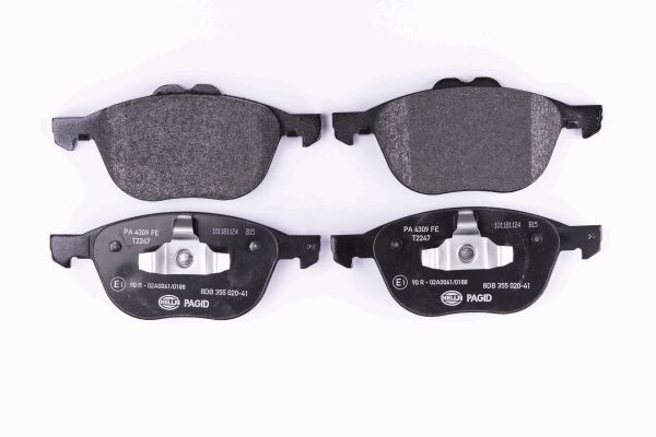 HELLA Bremsbelagsatz, Scheibenbremse 8DB 355 020-411