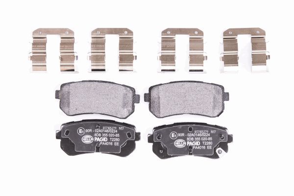 HELLA Bremsbelagsatz, Scheibenbremse 8DB 355 020-851