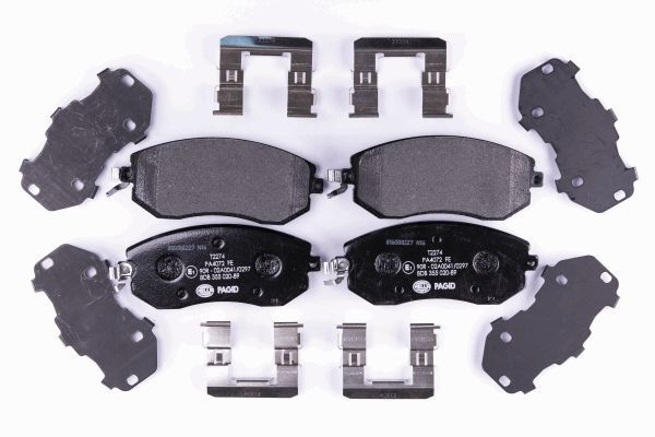 HELLA Bremsbelagsatz, Scheibenbremse 8DB 355 020-891