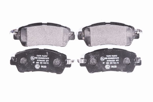 HELLA Bremsbelagsatz, Scheibenbremse 8DB 355 024-721