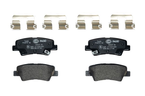 HELLA Bremsbelagsatz, Scheibenbremse 8DB 355 031-821