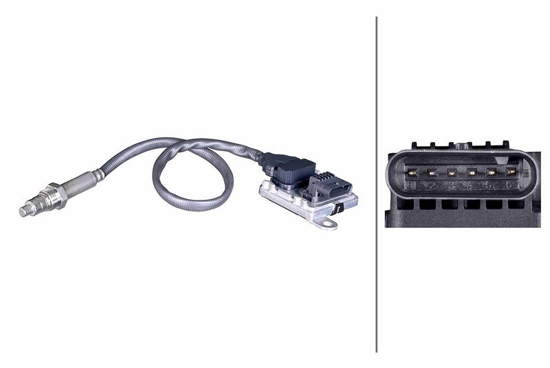 HELLA NOx-Sensor, NOx-Katalysator 6PN 358 307-431