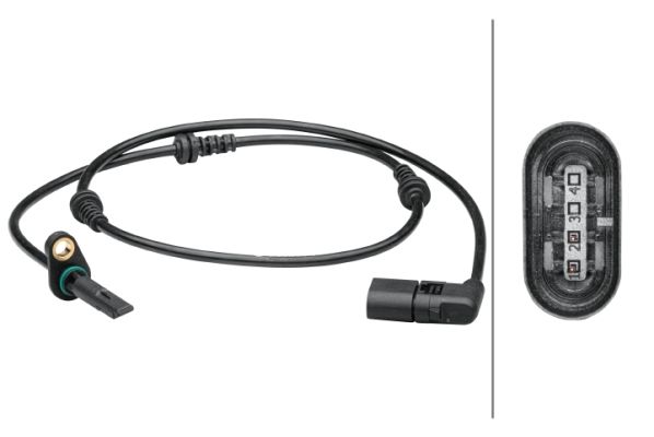 HELLA Sensor, Raddrehzahl 6PU 012 679-431