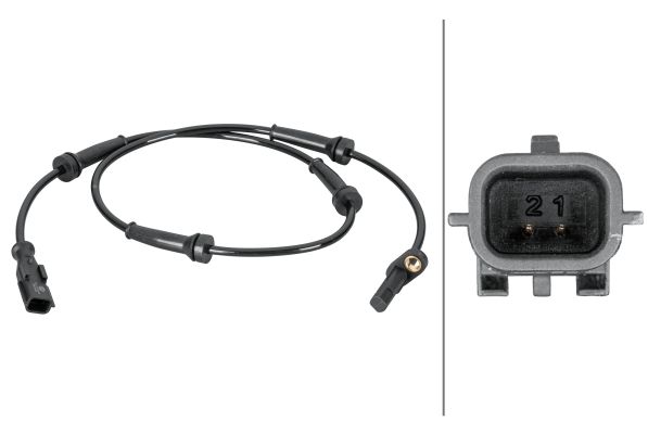 HELLA Sensor, Raddrehzahl 6PU 012 806-631