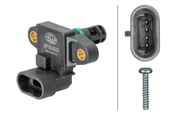 HELLA Sensor, Saugrohrdruck 6PP 009 400-341