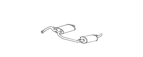 HELLA Endschalldämpfer 8LD 366 026-721