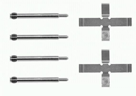 HELLA Zubehörsatz, Scheibenbremsbelag 8DZ 355 203-461