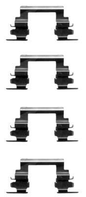 HELLA Zubehörsatz, Scheibenbremsbelag 8DZ 355 203-721