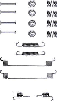 HELLA Zubehörsatz, Bremsbacken 8DZ 355 200-101
