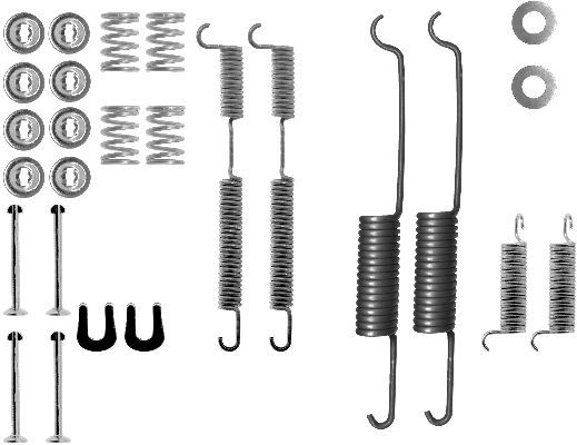 HELLA Zubehörsatz, Bremsbacken 8DZ 355 206-111
