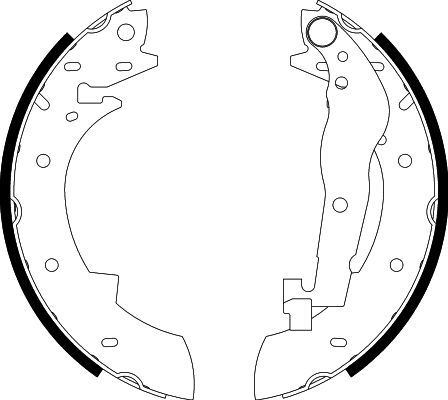 HELLA Bremsbackensatz 8DB 355 001-991