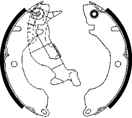 HELLA Bremsbackensatz 8DB 355 000-901