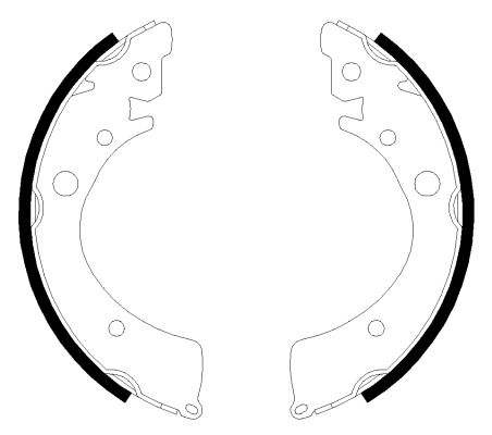 HELLA Bremsbackensatz 8DB 355 001-651