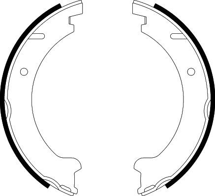 HELLA Bremsbackensatz, Feststellbremse 8DA 355 050-361