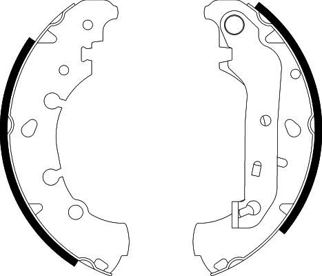 HELLA Bremsbackensatz 8DB 355 002-411