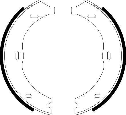 HELLA Bremsbackensatz, Feststellbremse 8DA 355 050-561