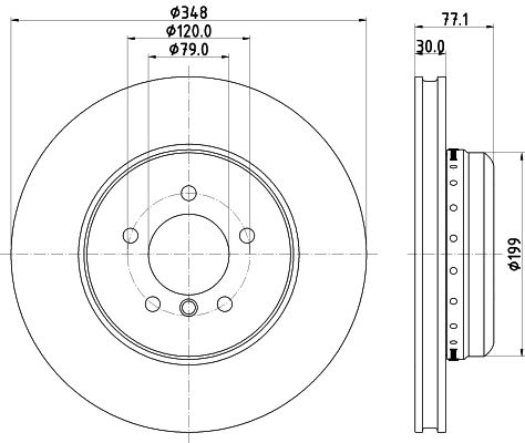 HELLA Bremsscheibe 8DD 355 120-981