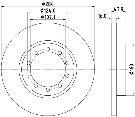 HELLA Bremsscheibe 8DD 355 118-521