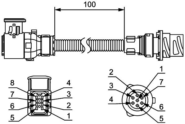 HELLA Leitungssatz, Heckleuchtenumrüstung 8KA 211 923-002