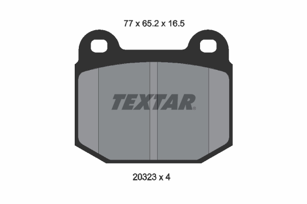 TEXTAR Bremsbelagsatz, Scheibenbremse 2032303