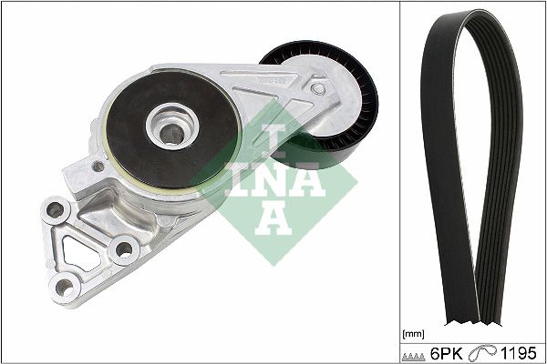Schaeffler INA Keilrippenriemensatz 529 0470 10