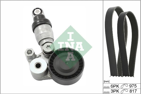 Schaeffler INA Keilrippenriemensatz 529 0540 10