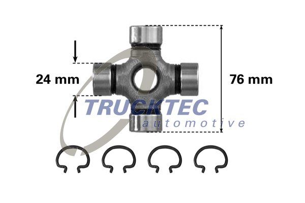 TRUCKTEC AUTOMOTIVE Gelenk, Gelenkwelle 02.34.004