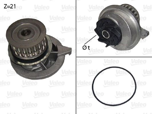 VALEO Wasserpumpe, Motorkühlung 506080