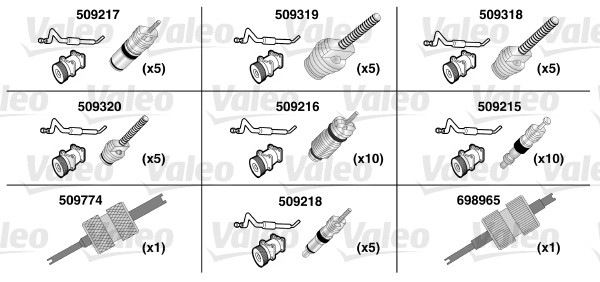 VALEO O-Ring-Reparaturset 509735
