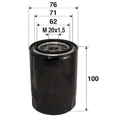 VALEO Ölfilter 586012